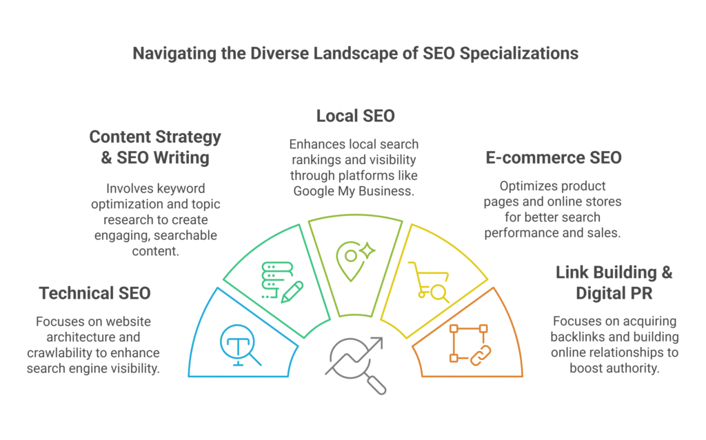 Navigating the Diverse Landscape of SEO Specializations